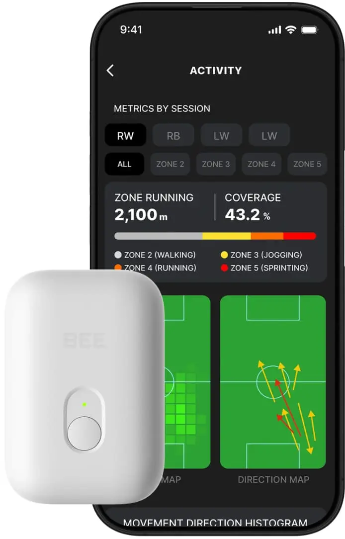Fotbalová GPS vesta SOCCERBEE LITE - Obrázek 6